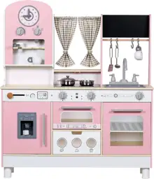 EDUBEBO Kids Kitchen Playset, Wooden,… — Photo 1