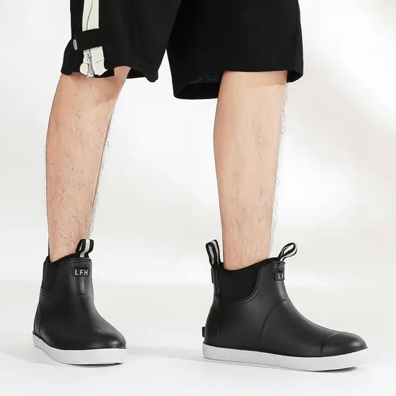 Men's Deck Boots, Waterproof Non-Slip… — Photo 2