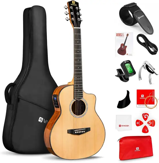 Vangoa 3/4 Electric Acoustic Guitar… — Photo 1