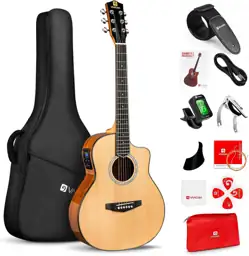 Vangoa 3/4 Electric Acoustic Guitar… — Photo 1