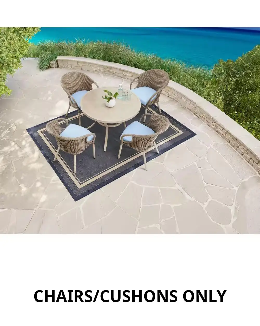 Riverwalk 5-Piece Brown Wicker/Metal Outdoor… — Photo 1