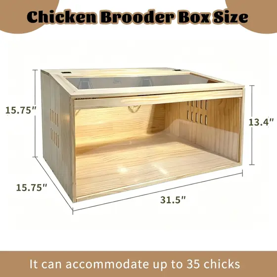 Chicken Brooder Box With Heating… — Photo 2
