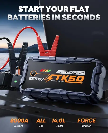 TREKURE Car Battery Jump Starter… — Photo 2