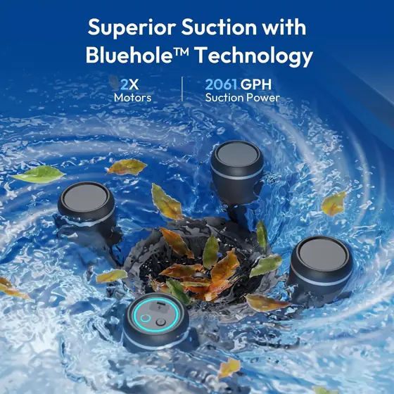 BUBLUE F10 Automatic Pool Skimmer… — Photo 2