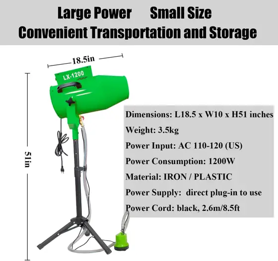 LANGXUN 1200W Foam Machine for… — Photo 2