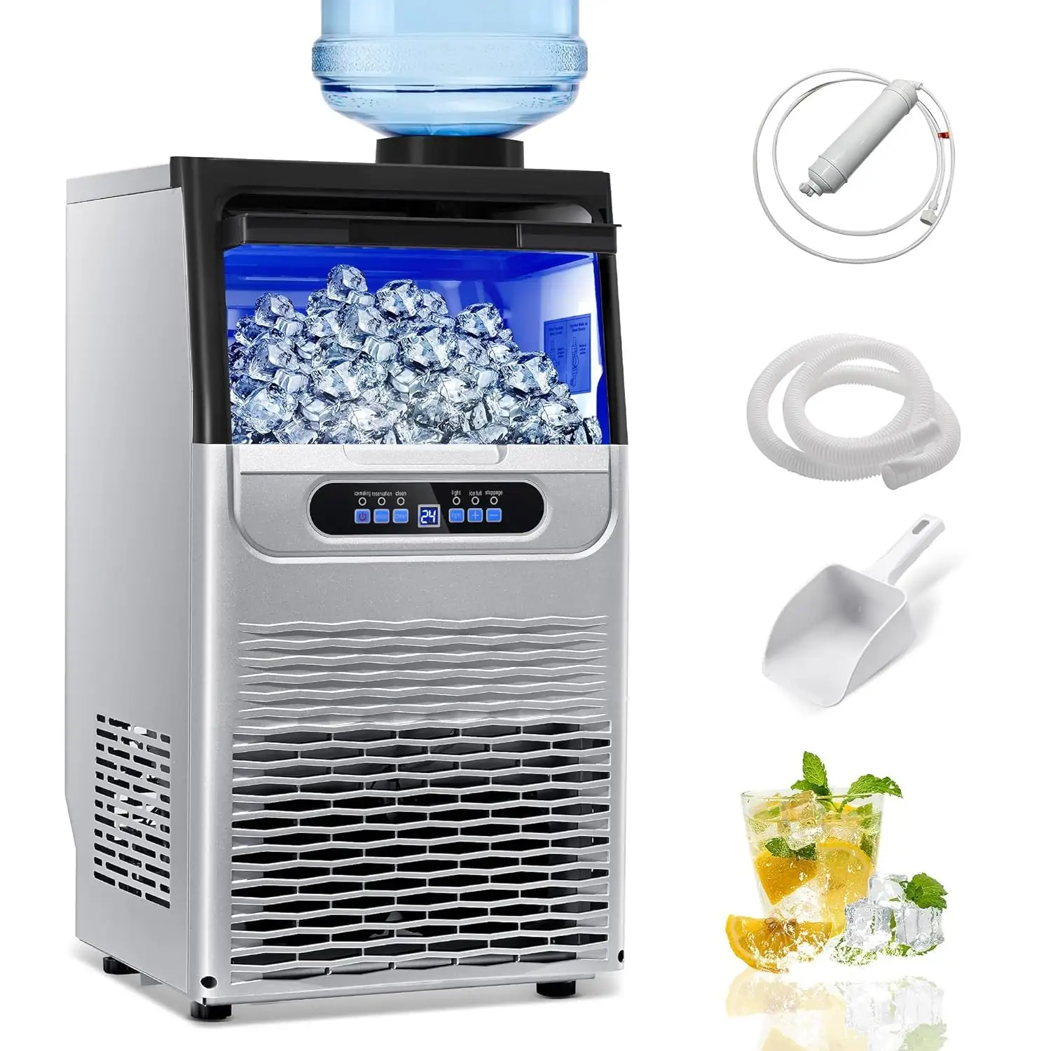 100LBS/24H Commercial Ice Maker Machine… — Photo 1
