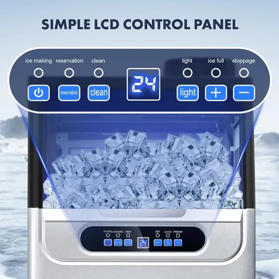 100LBS/24H Commercial Ice Maker Machine… — Photo 2