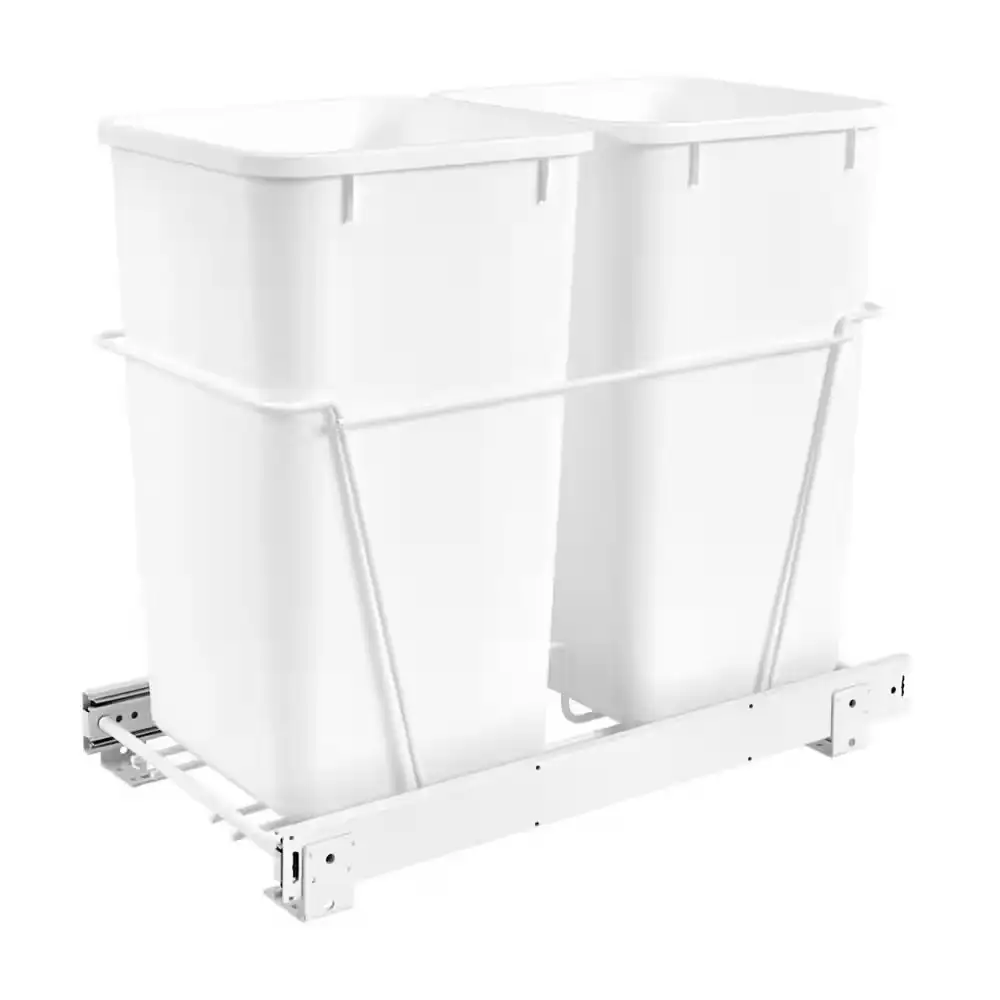 White Double 27 Qt Pullout… — Photo 1