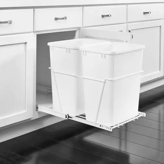 White Double 27 Qt Pullout… — Photo 2