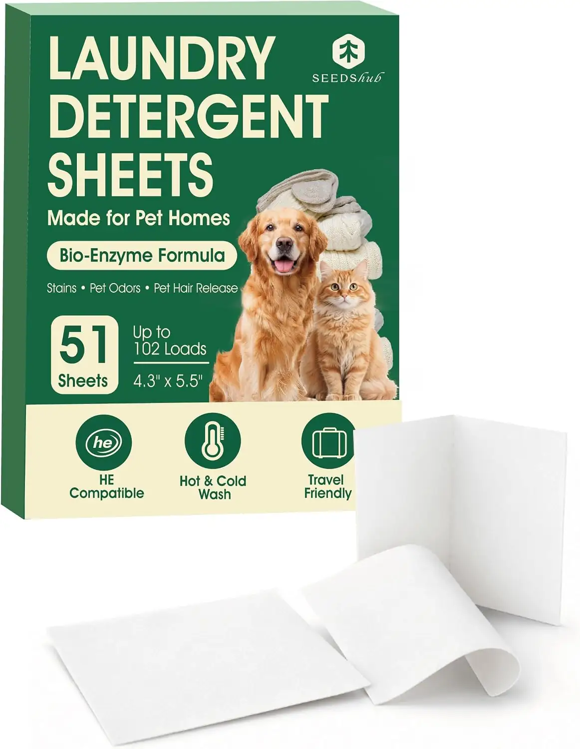 Pet Laundry Detergent Sheets, Pet… — Photo 1
