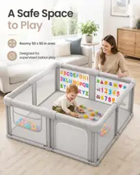 Foldable Baby Playpen 50 x… — Photo 2
