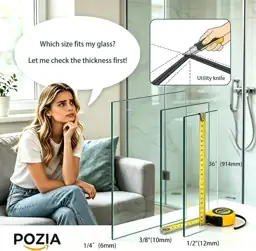 POZIA Shower Door Bottom Seal… — Photo 2