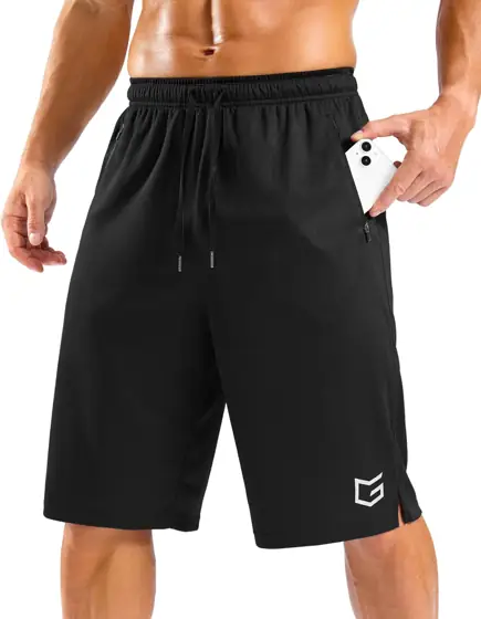 Men's Athletic Shorts with Zipper… — Photo 1