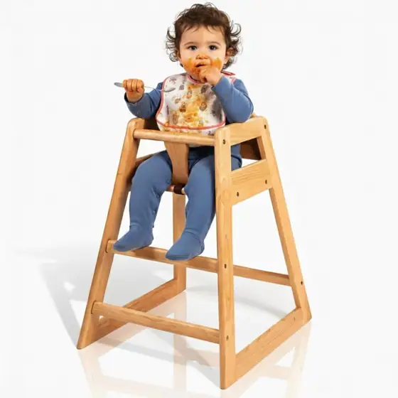LA Baby Wooden High Chair… — Photo 1