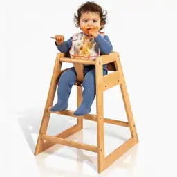 LA Baby Wooden High Chair… — Photo 1