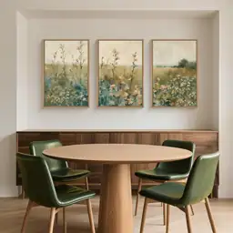 HLNIUC Vintage Watercolor Wildflower Landscape… — Photo 2