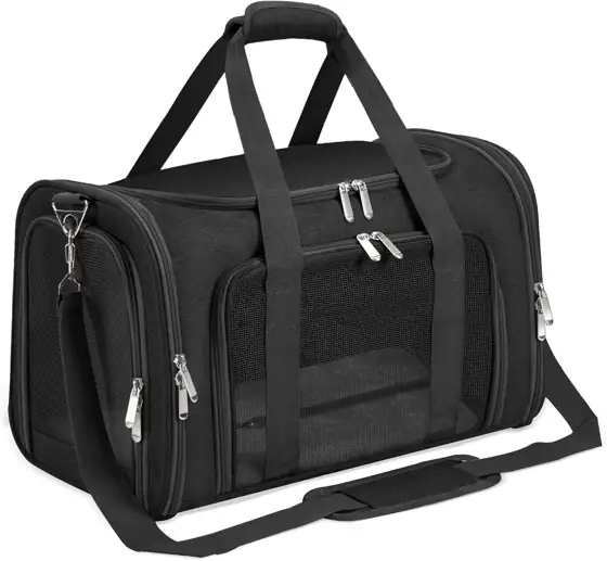 Soft-Sided Cat/Dog/Pet Carrier, Collapsible Pets… — Photo 1