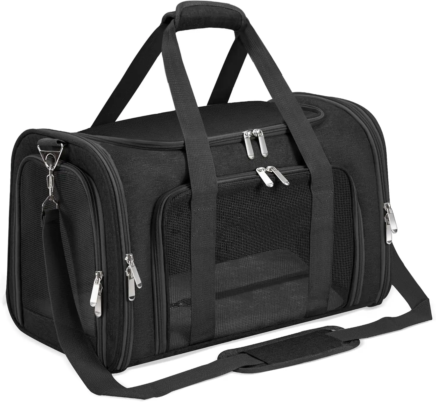 Soft-Sided Cat/Dog/Pet Carrier, Collapsible Pets… — Photo 1