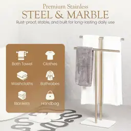 Free Standing Towel Rack -… — Photo 2