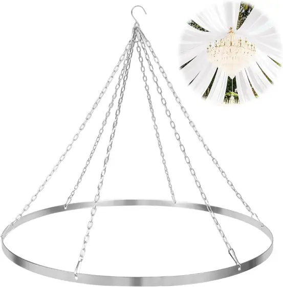 24 Inch Silver Ceiling Drapes… — Photo 1