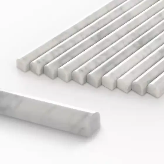 Honed Carrara White Marble Wall… — Photo 1