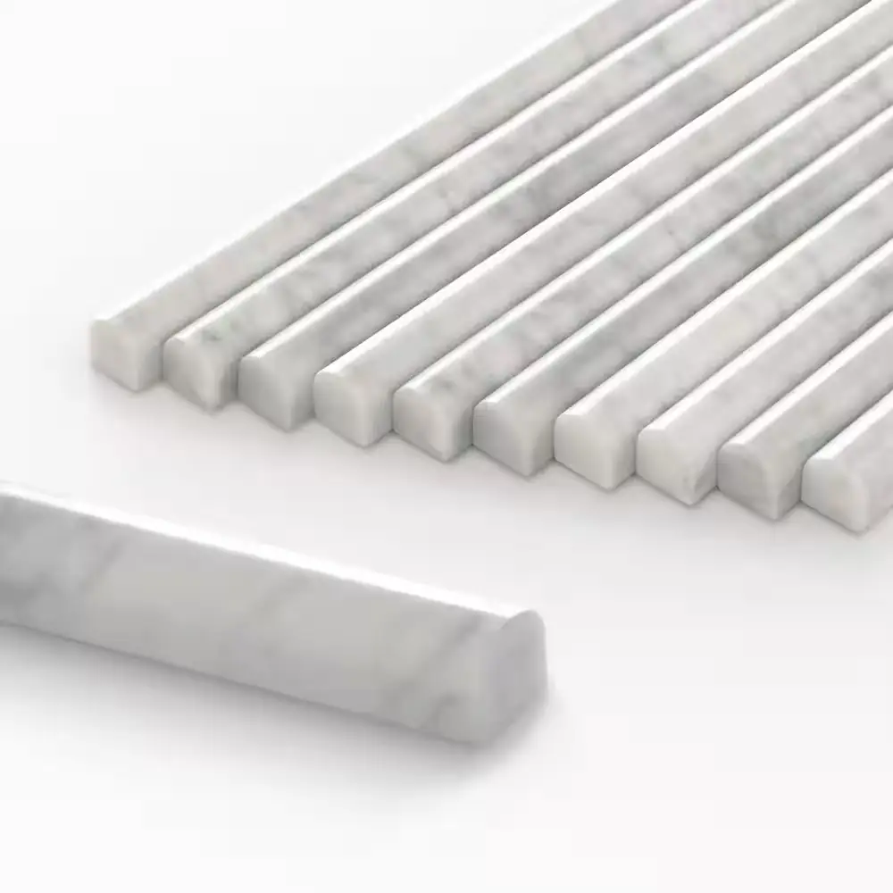 Honed Carrara White Marble Wall… — Photo 1