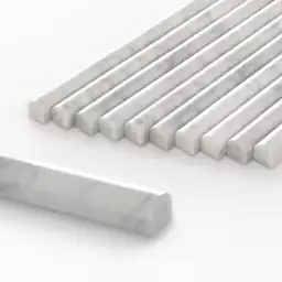 Honed Carrara White Marble Wall… — Photo 1