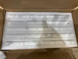 Honed Carrara White Marble Wall… — Photo 3
