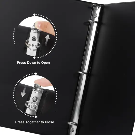 CIXILDTS 0.5-Inch Round Ring Binder,… — Photo 2