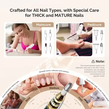 MelodySusie Manicure Pedicure Kit, Nail… — Photo 2