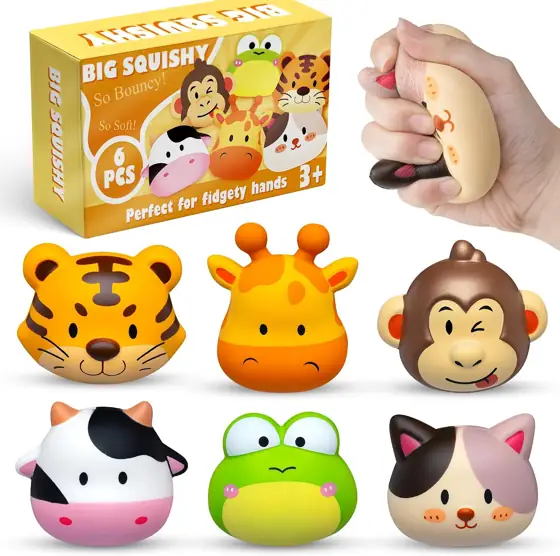 DMIGHT 6PCS Large Animal Squishy… — Photo 1