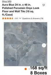 168 sqft Aura Blue 24… — Photo 1