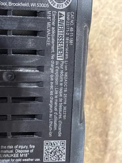 Milwaukee 18V M18 XC 8… — Photo 4