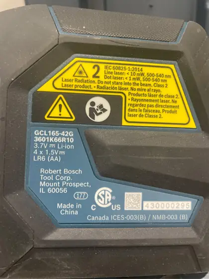 BOSCH PRO GLL330-42CGL 3.7V 360… — Photo 4