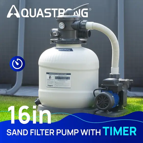 AQUASTRONG 16in Sand Filter Pump… — Photo 2