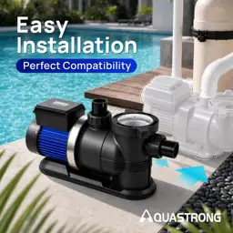 Aquastrong 2HP Above/In-Ground Pool Pump,… — Photo 2