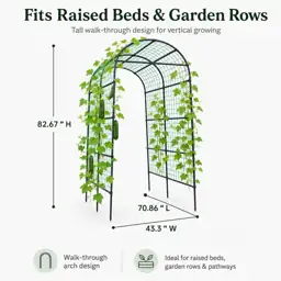 FOLLOOK Garden Arch Trellis for… — Photo 2