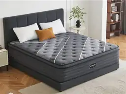 Queblox Queen Mattress, 12-Inch Hybrid,… — Photo 1