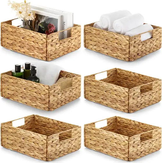 BLUEWEST Water Hyacinth Storage Baskets,… — Photo 1
