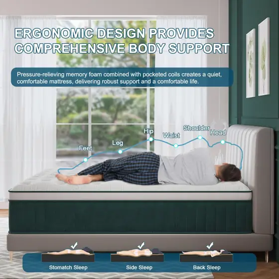 King Size 12-In Hybrid Mattress… — Photo 2