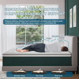 King Size 12-In Hybrid Mattress… — Photo 2