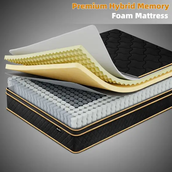 Queen 12-Inch Medium-Firm Hybrid Mattress… — Photo 2