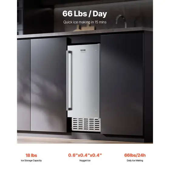 Undercounter Built-in Ice Maker, 66… — Photo 2