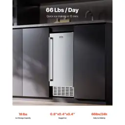 Undercounter Built-in Ice Maker, 66… — Photo 2