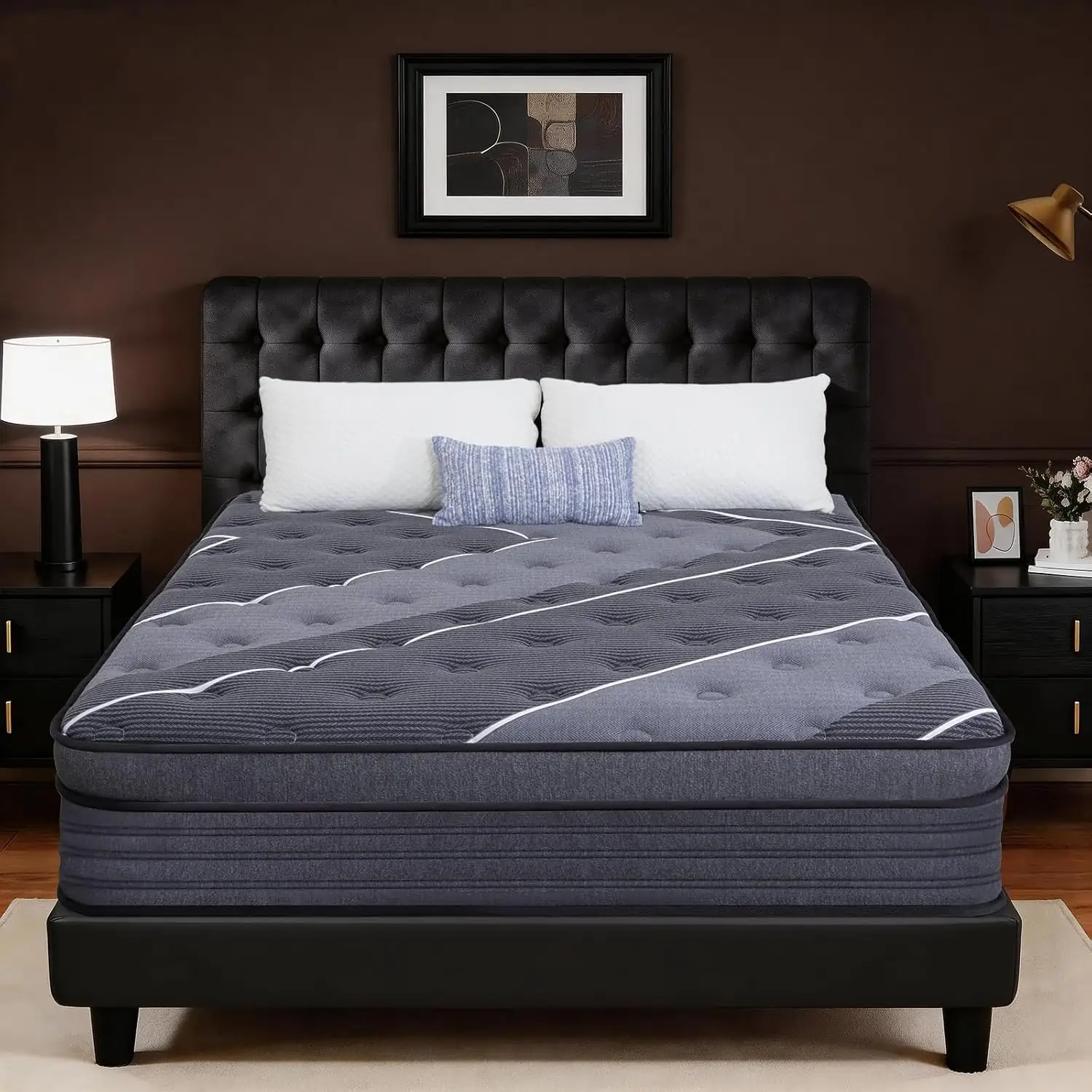 Queen Size 12-Inch Hybrid Mattress… — Photo 1