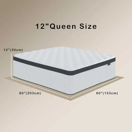 Tegeniss Queen Mattress 12-Inch Innerspring… — Photo 2