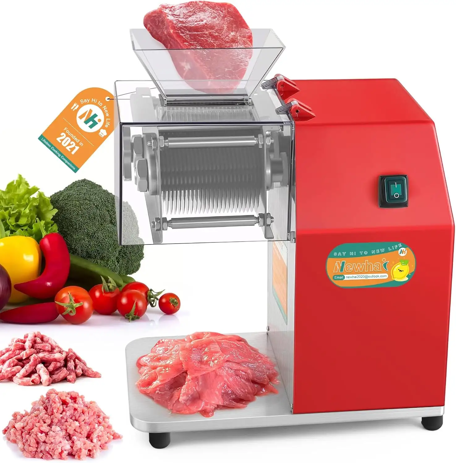 Newhai 850W Commercial Meat Cutter… — Photo 1