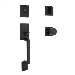 Bleecker Matte Black Door Handleset… — Photo 1
