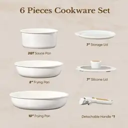 Carote 6-Piece Nonstick Detachable Pots… — Photo 2