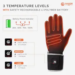 Savior Heat Heated Glove Liners… — Photo 2